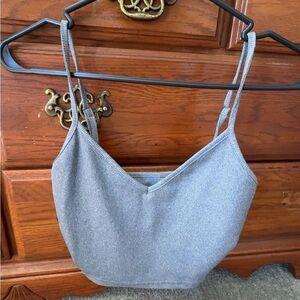 SHEIN Gray Ribbed Cami